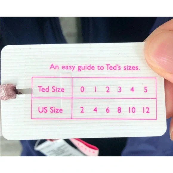 TED BAKER RALINDA TRIANGLE CUT ONE PIECE HALTER NWT BRIGHT BLUE Sz. 2 $129 - Picture 10 of 10